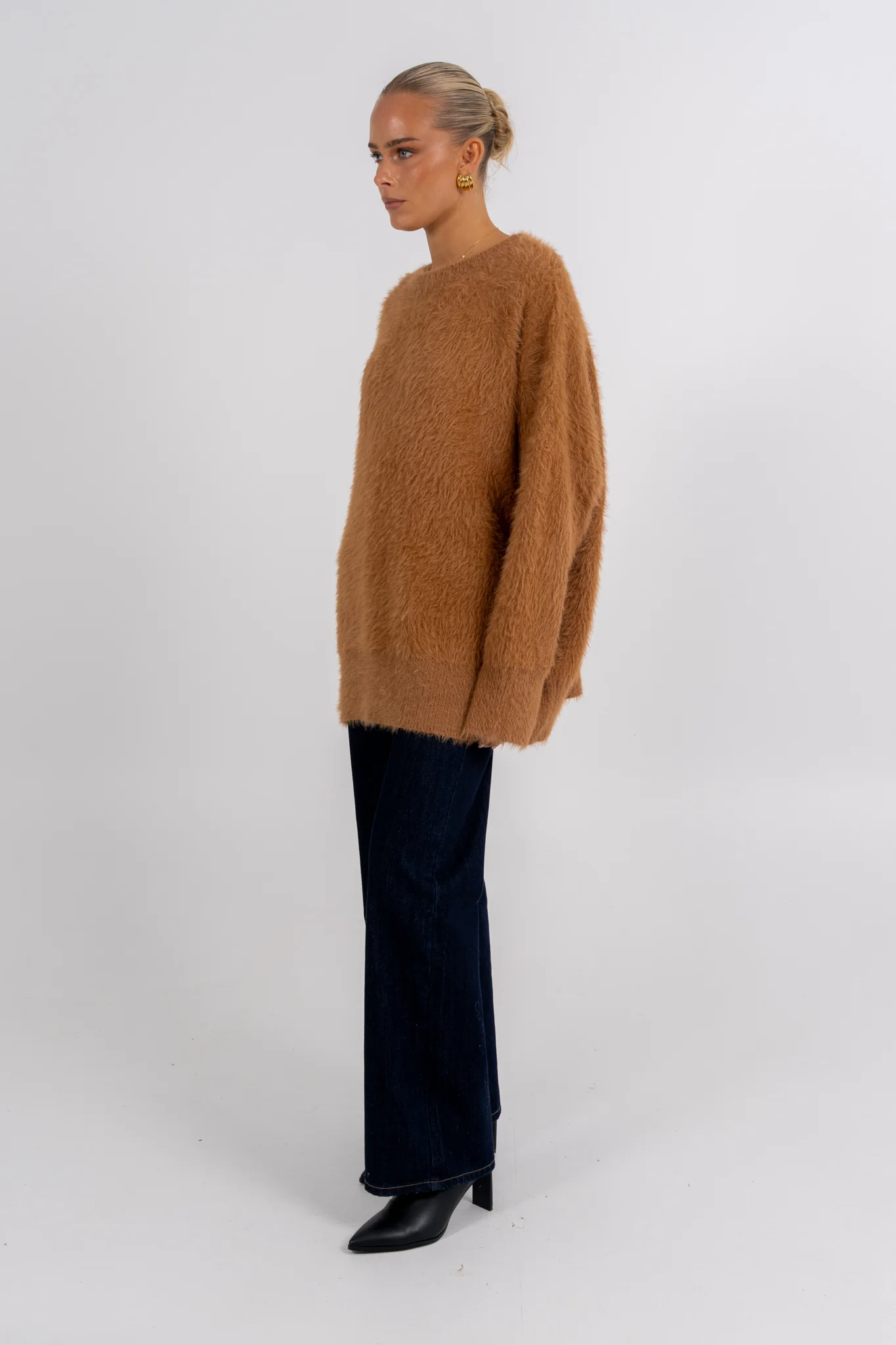 Willow Knit Jumper Tan - Image 5