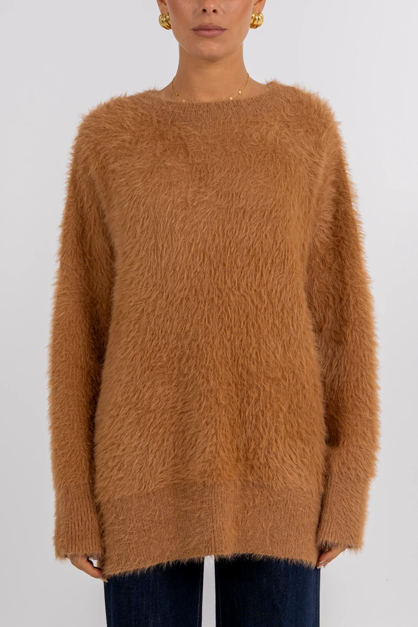 Willow Knit Jumper Tan - Image 7
