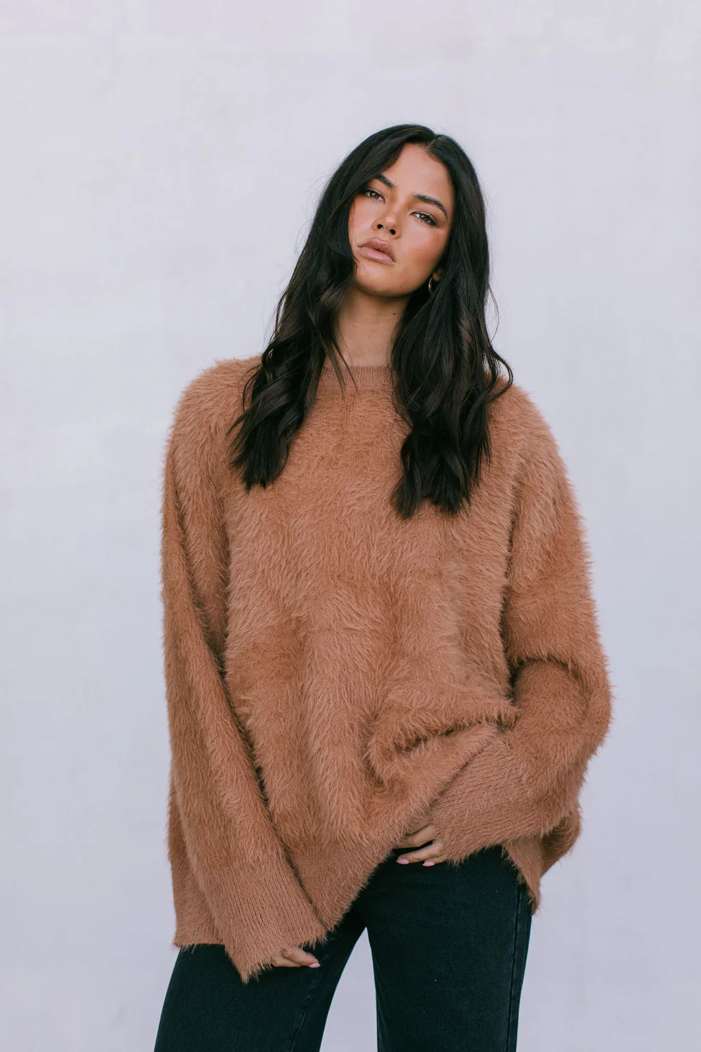 Willow Knit Jumper Tan - Image 9