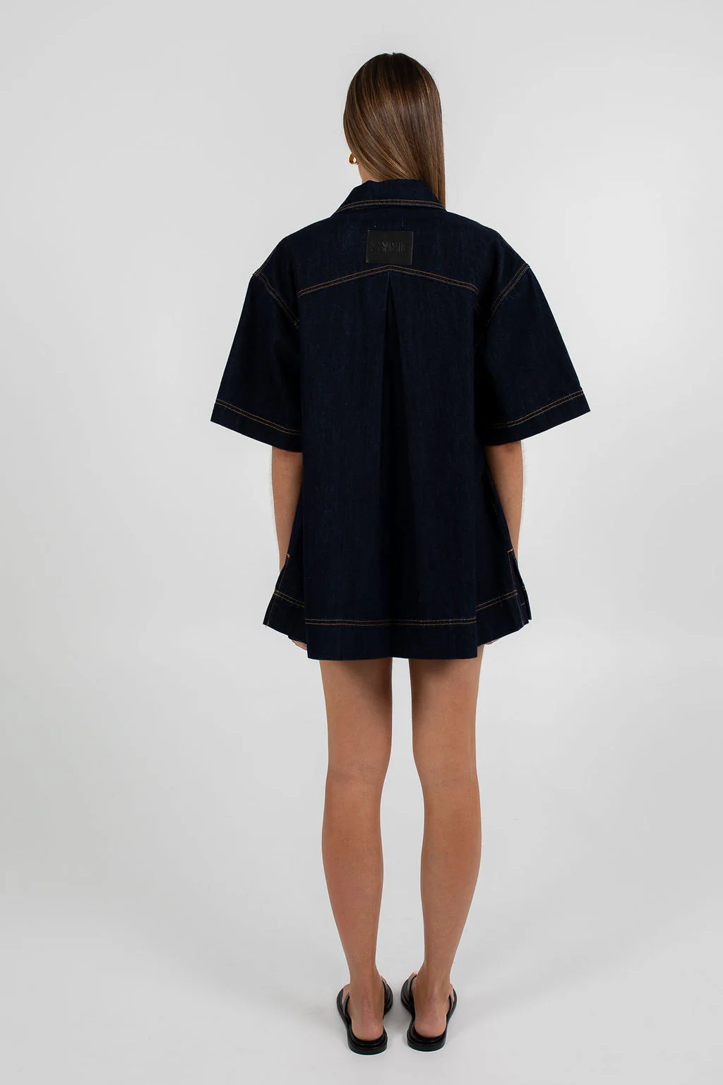 Veira Denim Shirt Indigo - Image 6
