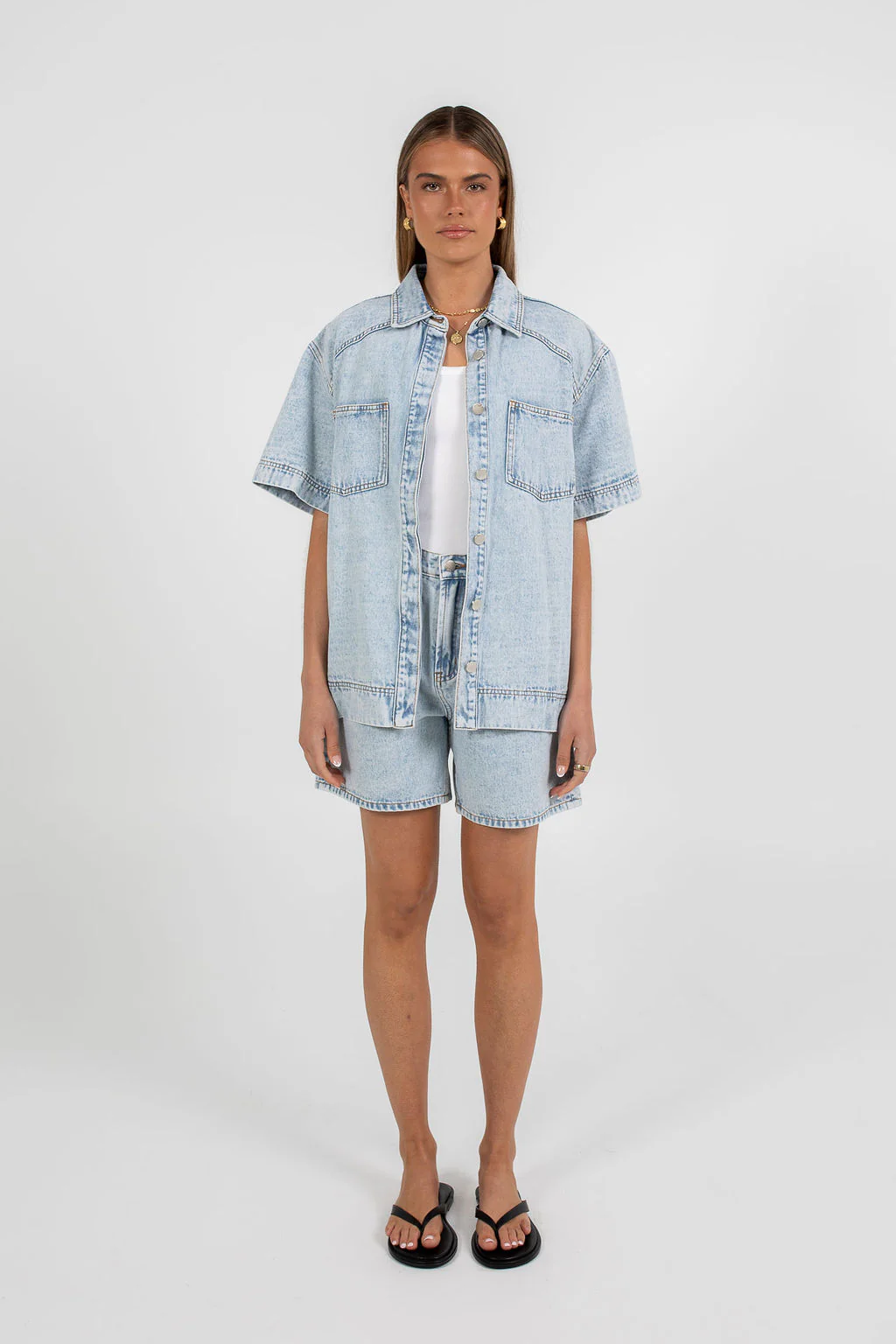 Veira Denim Shirt Light Mineral Wash