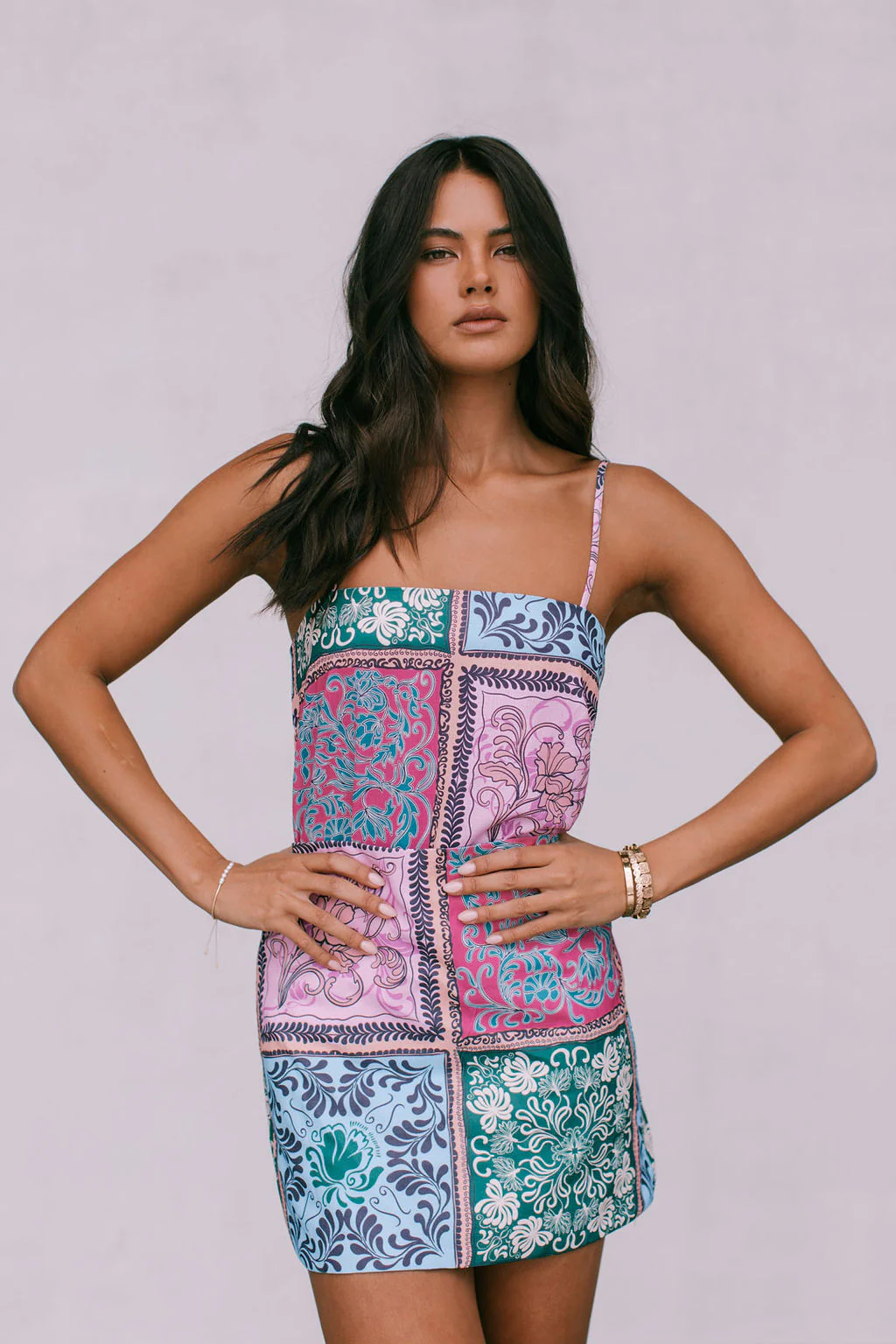 Viola Top Paisley Tile Print - Image 2