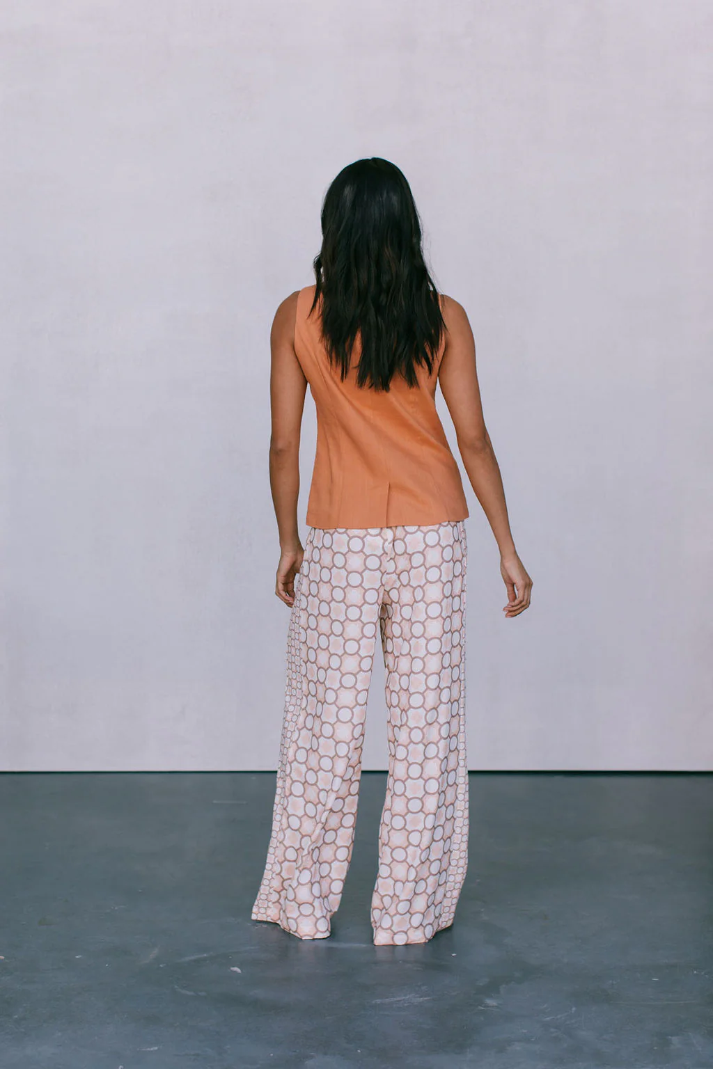 Virgo Linen Vest Rust - Image 23