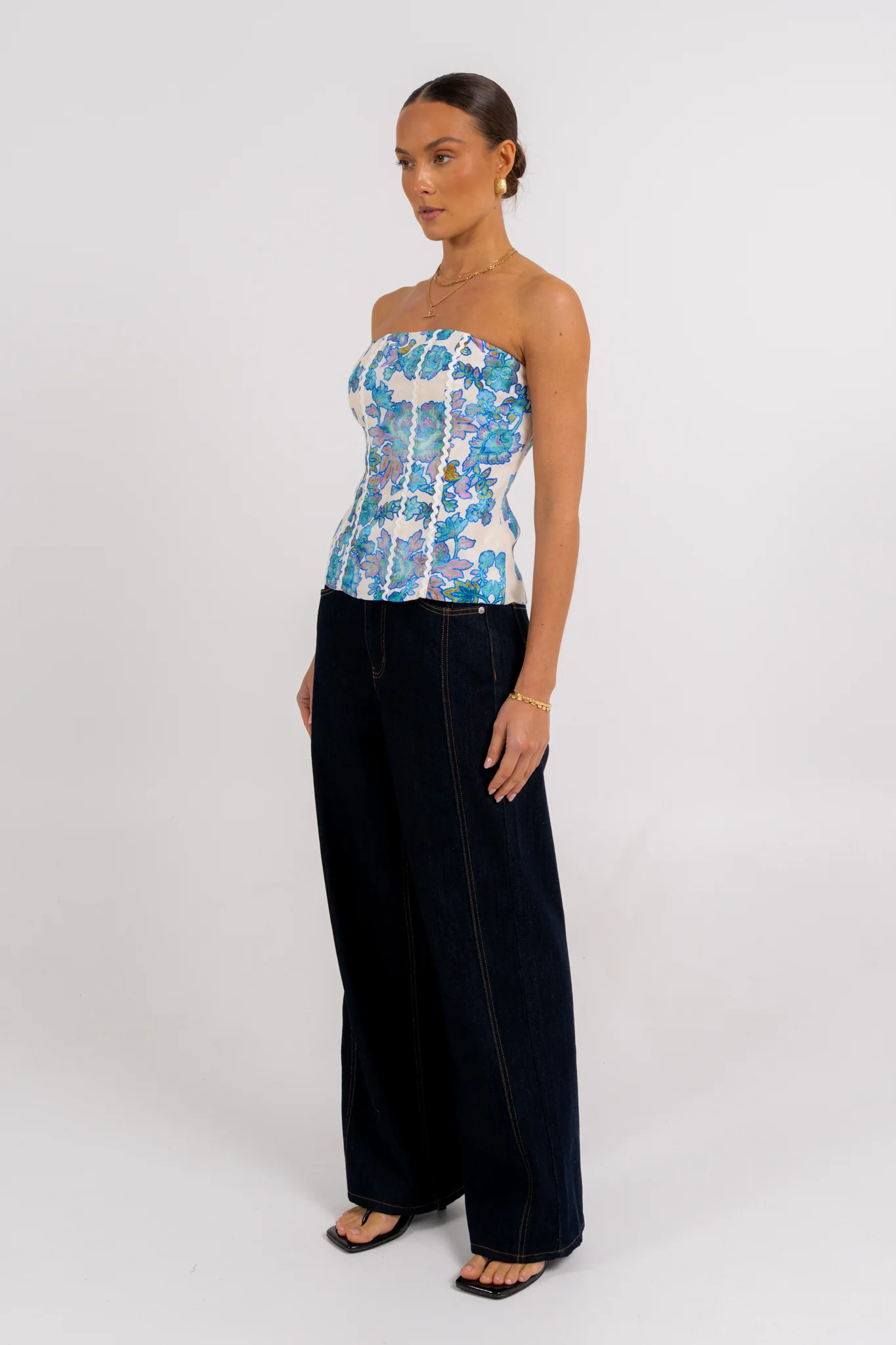 Vola Strapless Top Inkora Print - Image 3