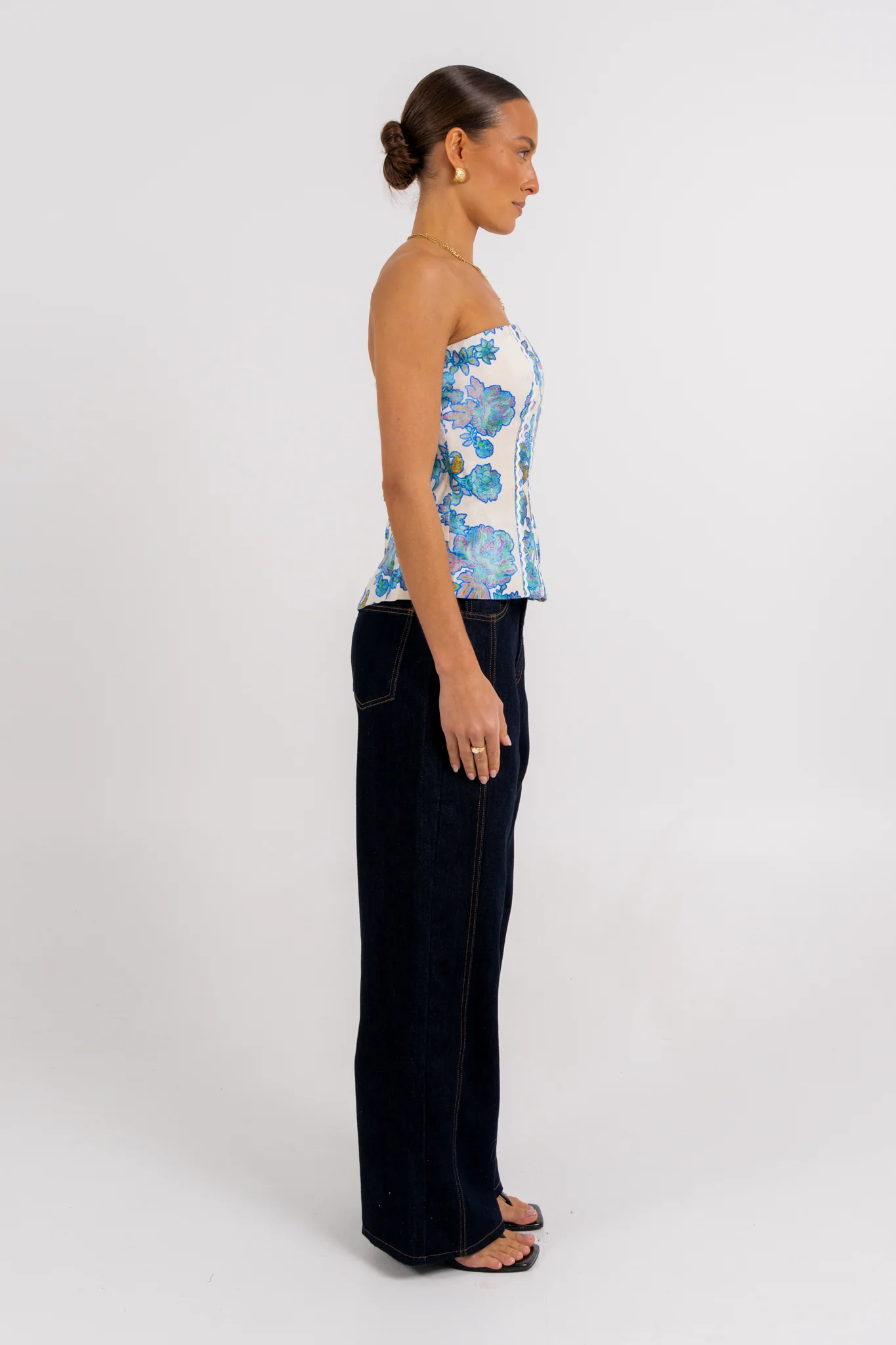 Vola Strapless Top Inkora Print - Image 8