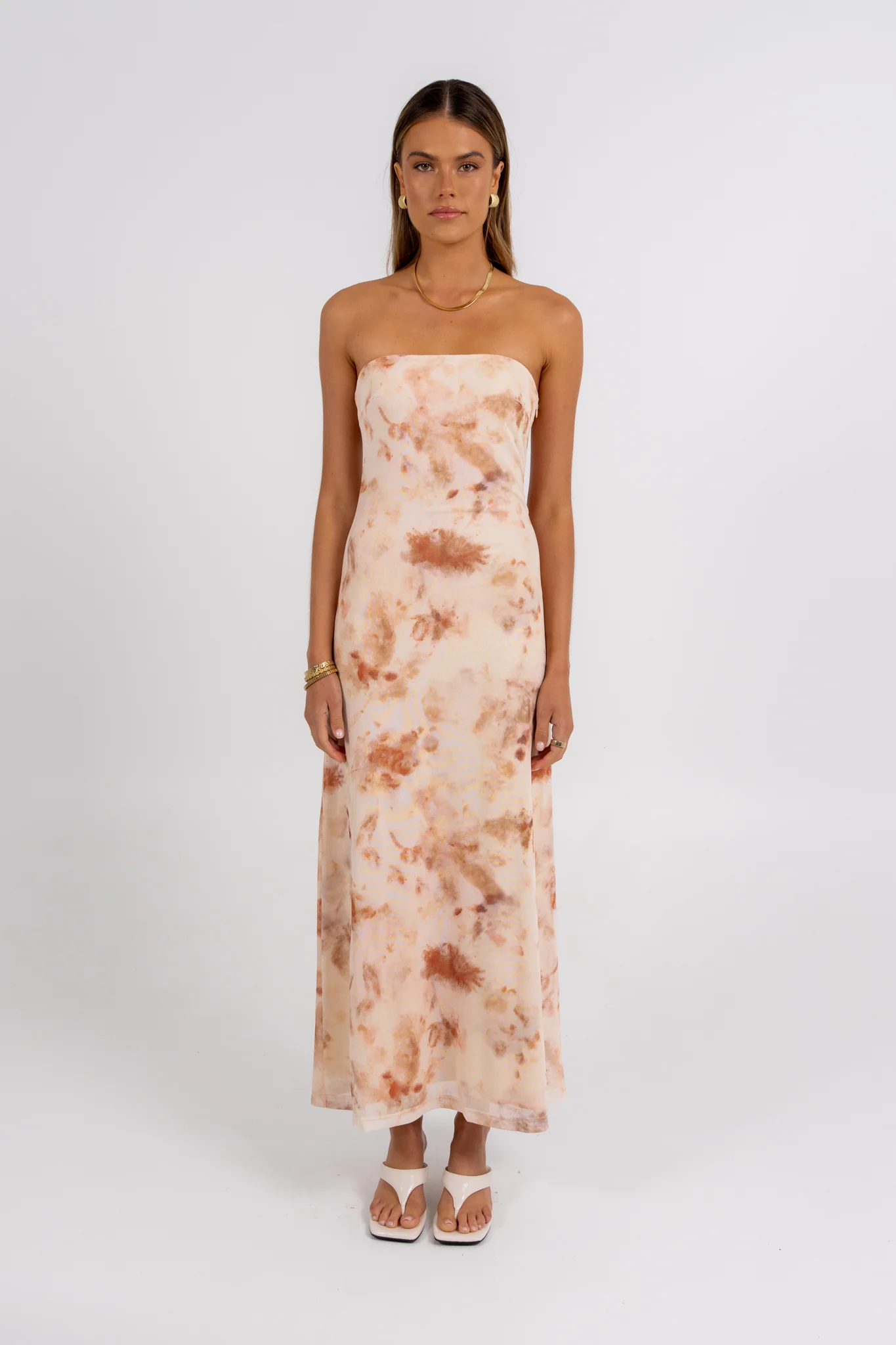 Wendi Dress Beige Haze