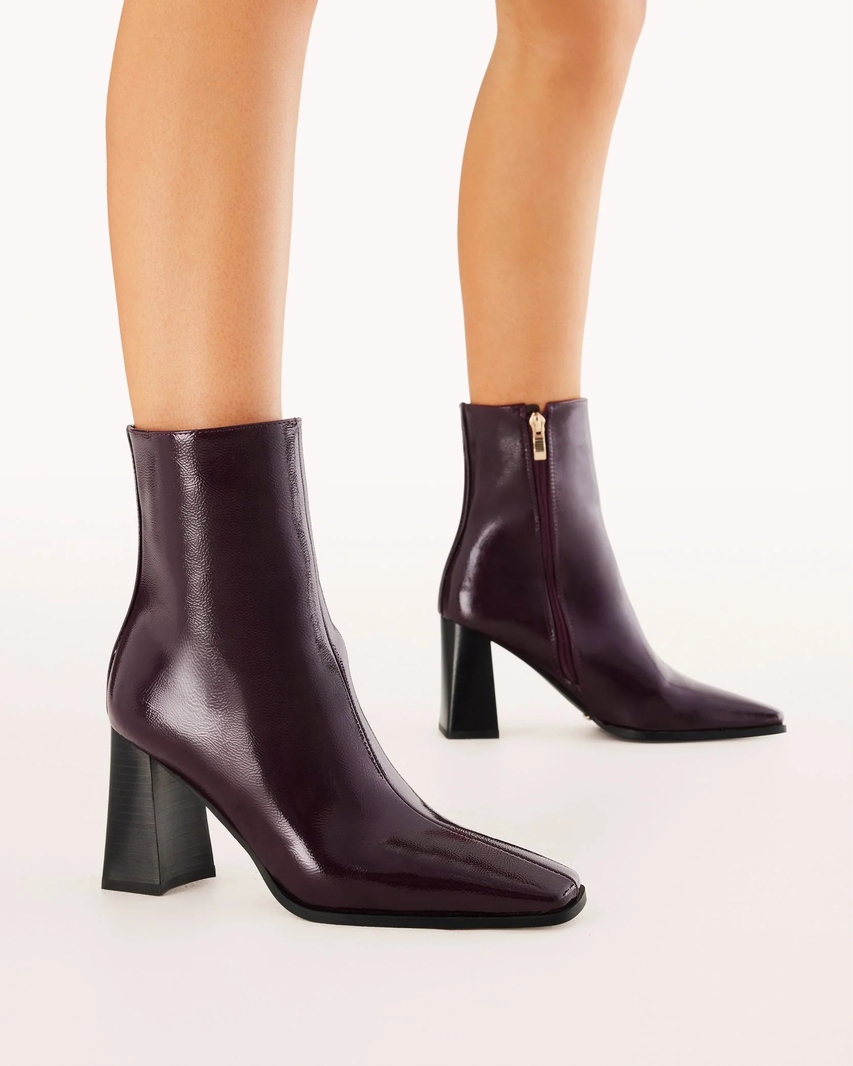 Wez Ankle Boots Mulberry - Image 5