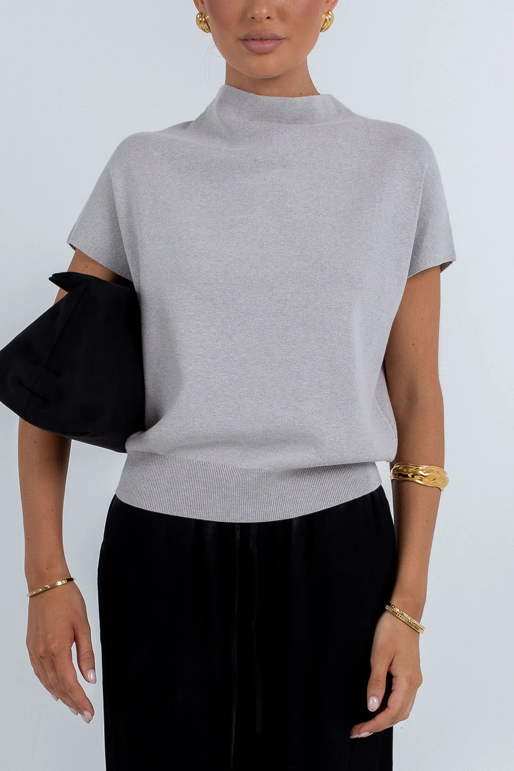Xavi Top Grey Marle - Image 3