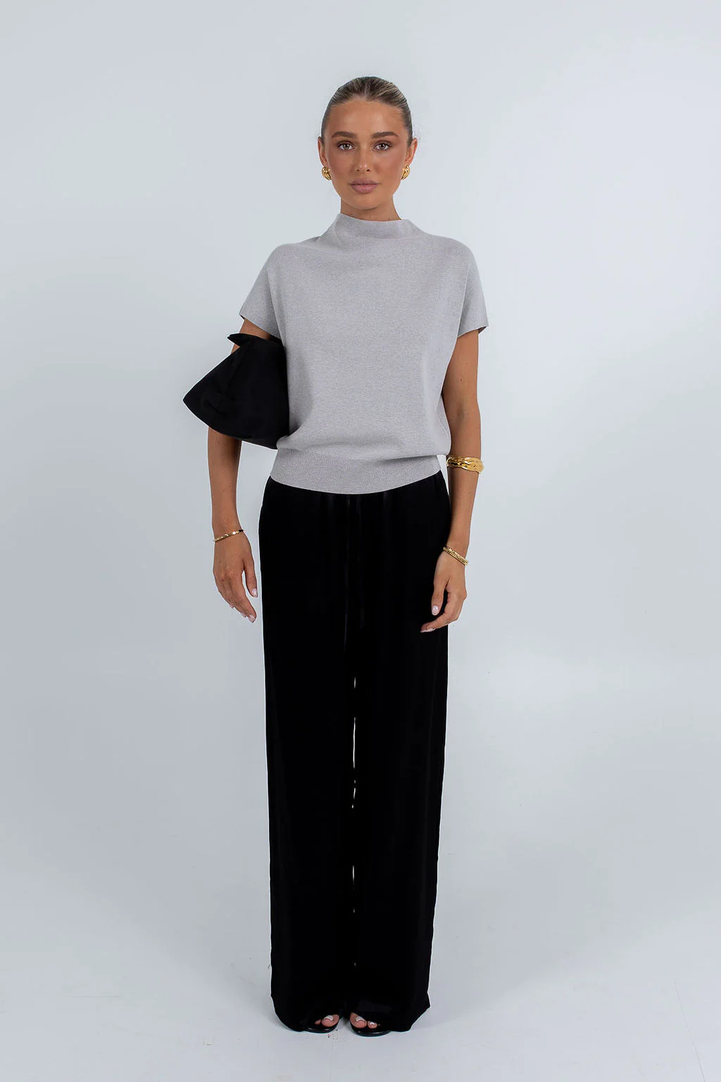 Xavi Top Grey Marle - Image 4