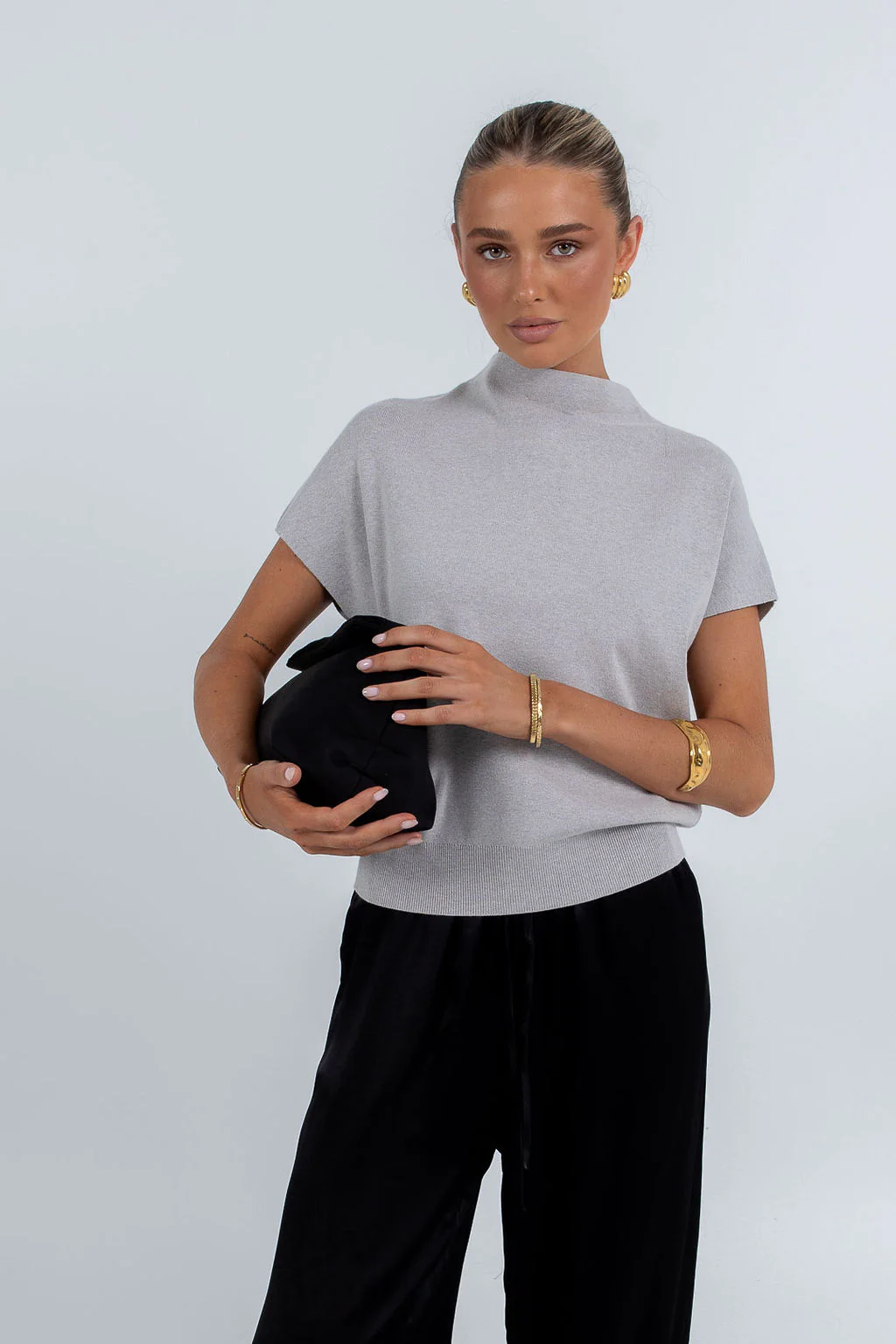 Xavi Top Grey Marle - Image 8