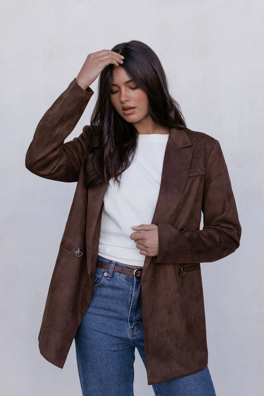 Yanni Blazer Chocolate - Image 13