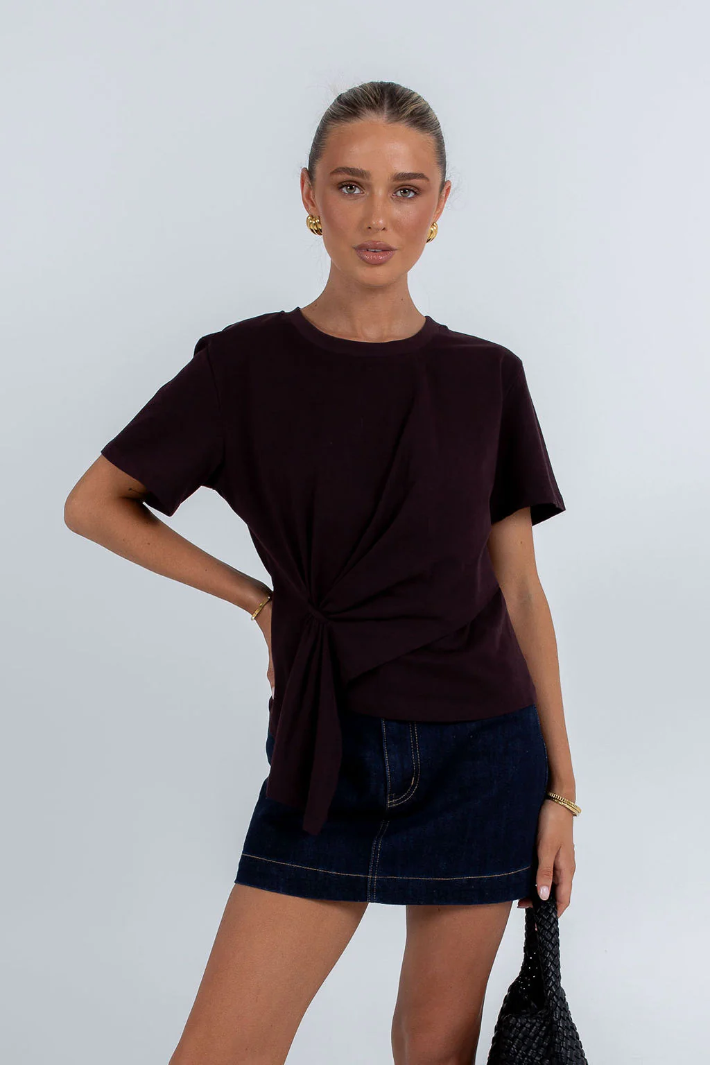 Yolanda Tee Dark Brown