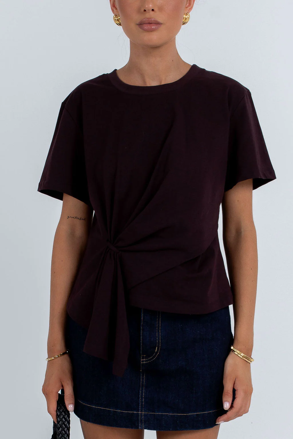 Yolanda Tee Dark Brown - Image 3
