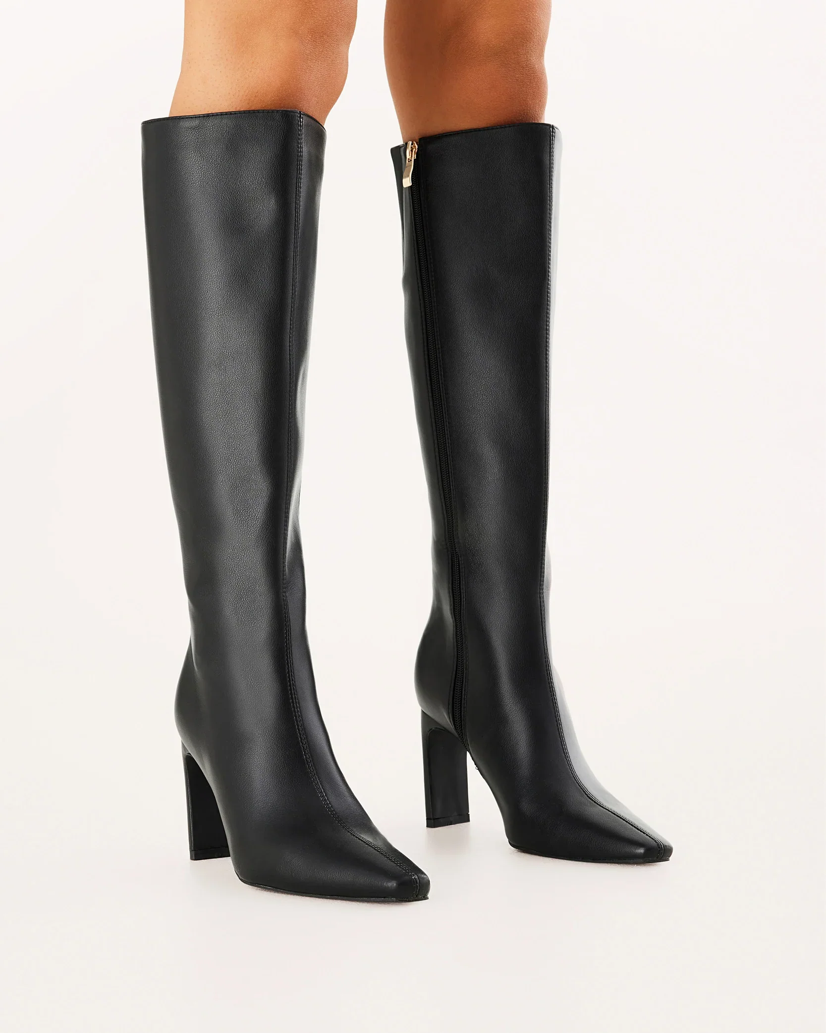 Yoshiko Knee High Boots Black - Image 4