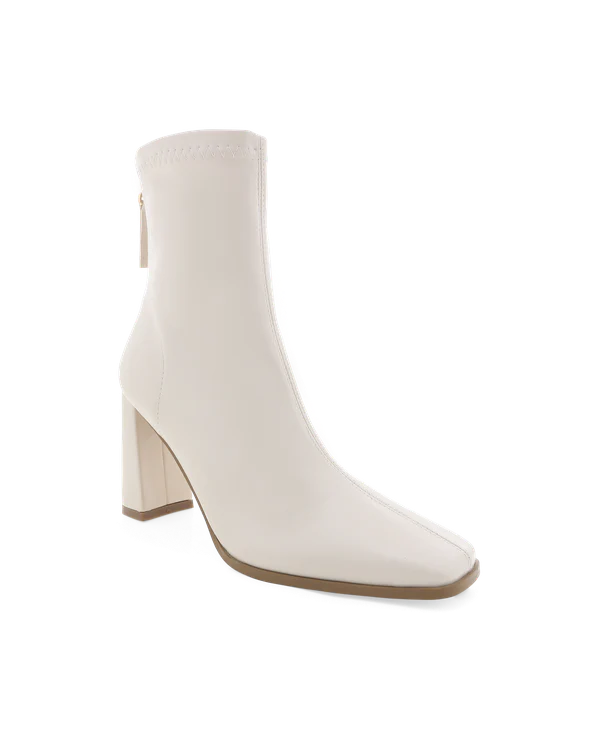 Zade Ankle Boots Ivory - Image 4