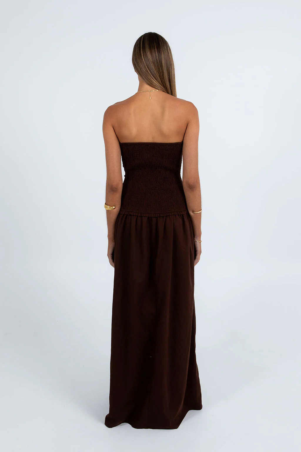 Zuri Maxi Dress Chocolate - Image 7